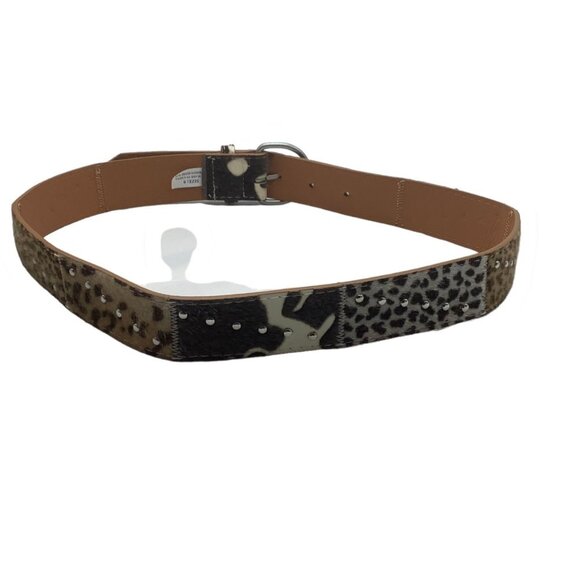 Mixed Animal Print Wide Belt‎ Women 9 34\